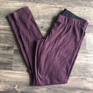 Garage Burgundy Leggings Sz S